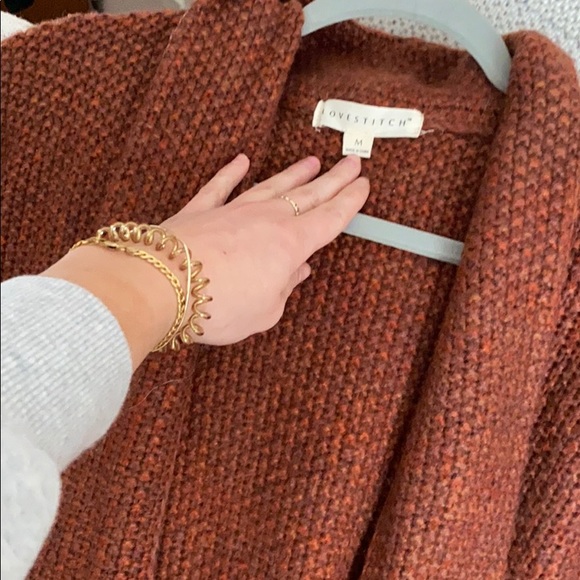 Rust Knit Cardigan - Picture 4 of 5